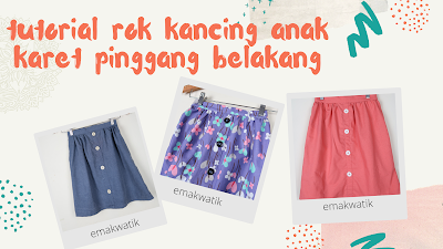 cara menjahit rok karet